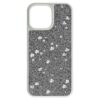 Étui haut de gamme pour smartphone au motif parsemé, iPhone® 16 Pro Max, couleur argentée Étui haut de gamme pour smartphone au motif parsemé, iPhone® 16 Pro Max, couleur argentée