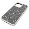 Étui haut de gamme pour smartphone au motif parsemé, iPhone® 16 Pro Max, couleur argentée Étui haut de gamme pour smartphone au motif parsemé, iPhone® 16 Pro Max, couleur argentée