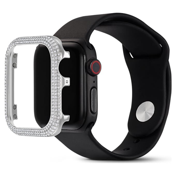 Étui scintillant pour Apple Watch® Series 4 et 5, 40 mm, couleur argentée Étui scintillant pour Apple Watch® Series 4 et 5, 40 mm, couleur argentée