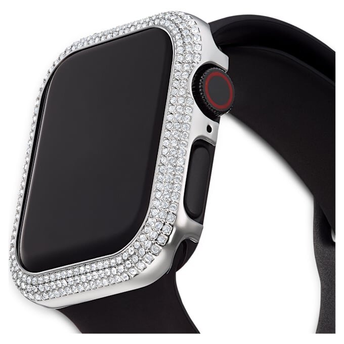 Étui scintillant pour Apple Watch® Series 4 et 5, 40 mm, couleur argentée Étui scintillant pour Apple Watch® Series 4 et 5, 40 mm, couleur argentée