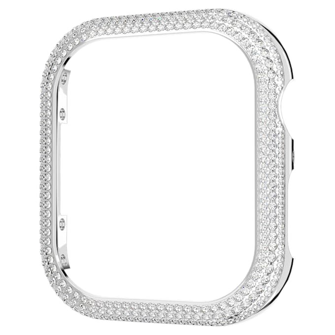 Étui scintillant pour Apple Watch® Series 7, 41 mm, couleur argentée Étui scintillant pour Apple Watch® Series 7, 41 mm, couleur argentée