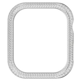 Étui scintillant pour Apple Watch® Series 7, 41 mm, couleur argentée