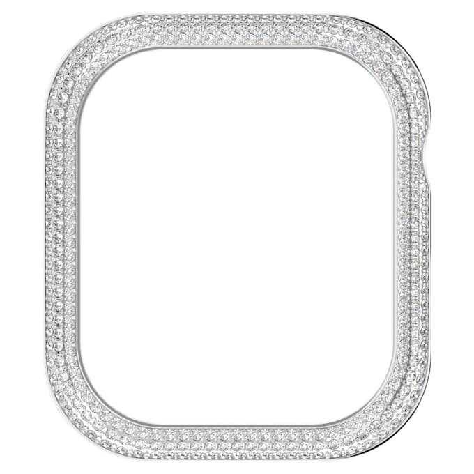 Étui scintillant pour Apple Watch® Series 7, 41 mm, couleur argentée Étui scintillant pour Apple Watch® Series 7, 41 mm, couleur argentée