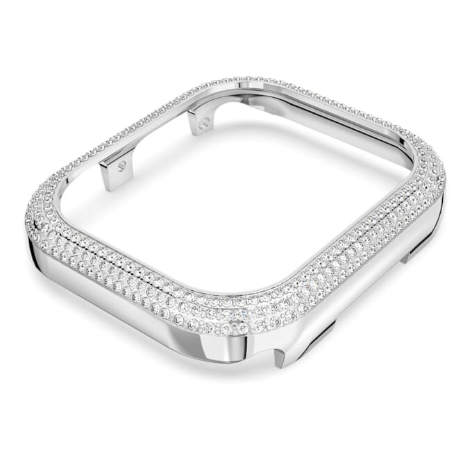 Étui scintillant pour Apple Watch® Series 7, 41 mm, couleur argentée Étui scintillant pour Apple Watch® Series 7, 41 mm, couleur argentée