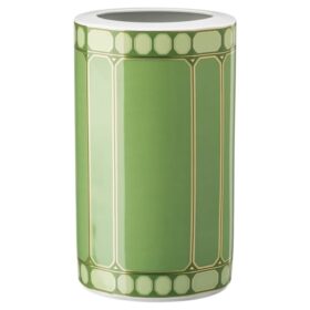 Vase Signum en porcelaine, grand format, vert