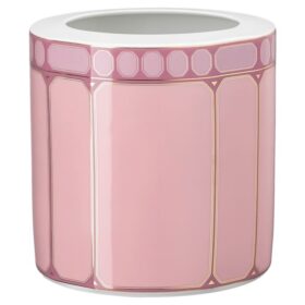 Vase Signum en porcelaine, large, rose