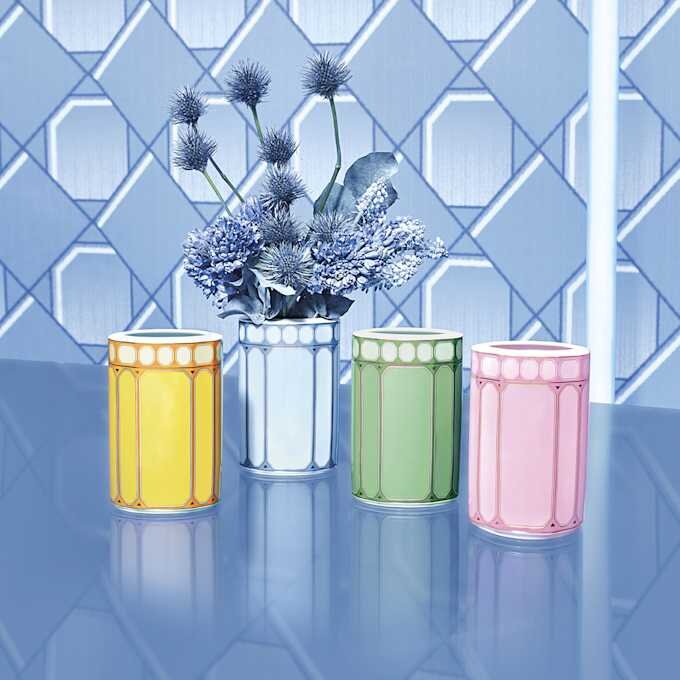 Vase Signum en porcelaine, moyen, bleu Vase Signum en porcelaine, moyen, bleu