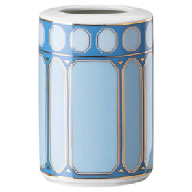 Vase Signum en porcelaine, petit, bleu